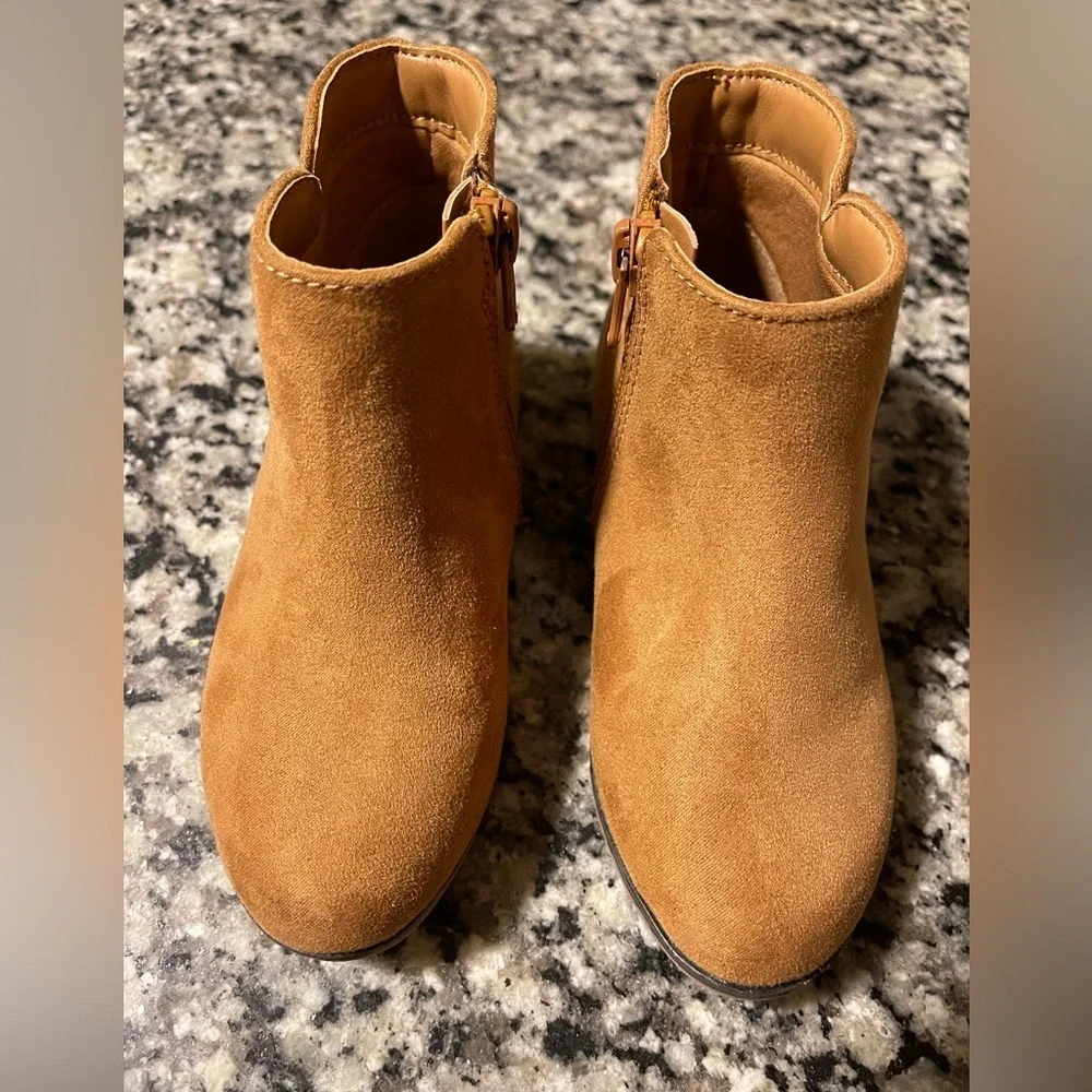 Cat & Jack Brown Suede Kids Boots